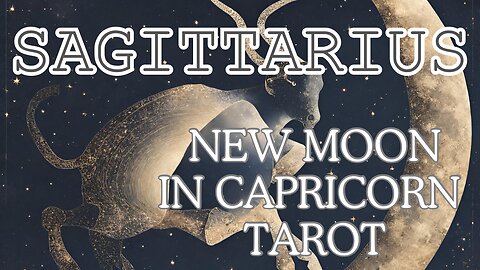 Sagittarius ♐️- Embracing abundance! New Moon 🌚 in Capricorn tarot reading #sagittarius #tarot