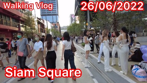 Siam Square | Siam paragon | Bangkok | Walking vlog | 26.06.22 | Thailand | #Thailandopen