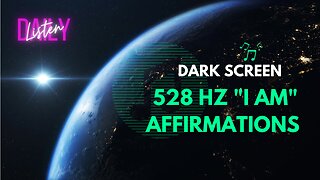 Positive I Am Affirmations 2023 | Dark Screen For Sleep Study Relaxation & Meditation