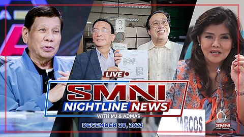 LIVE: SMNI Nightline News with MJ Mondejar and Admar Vilando | December 28, 2023