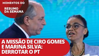 A missão de Ciro Gomes e Marina Silva: derrotar o PT - Momentos Resumo da Semana