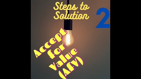 Accept for Value - Beginner's Steps to Solution