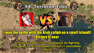 Stronghold Crusader - I won the battle with the Arab caliph on a small island!! Victory is near