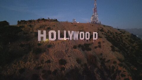 Hollywood sign lights up to mark its 100th anniversary