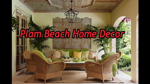 Palm Beach Home Decor