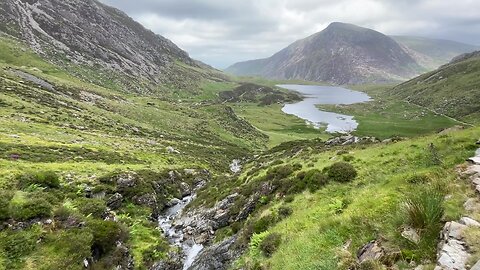 Eryri Snowdonia Descending the Devils kitchen