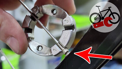 Bicycle wheel repair. How to replace a spoke nipple on a bicycle wheel.