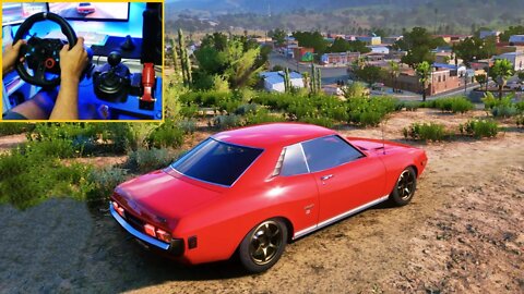 FORZA HORIZON 5 - TOYOTA CELICA GT 1974 - Steering Wheel G29 GAMEPLAY