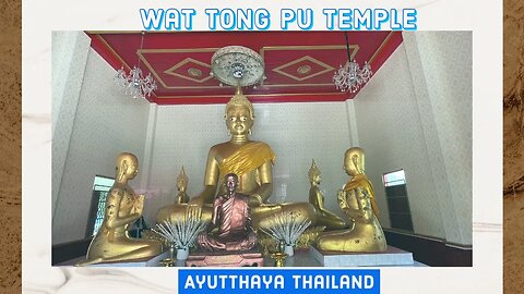 Wat Tong Pu Temple วัดตองปุ - Ayutthaya Thailand 2023