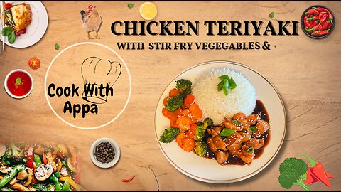 Chicken Teriyaki/How to cook Chicken Teriyaki/Easy Chicken Teriyaki Recipe/Chicken Teriyaki Stir Fry