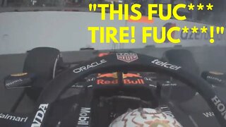 Max Verstappen Race Crash Baku Onboard + Radio Red Bull RB16B | Azerbaijan GP 2021