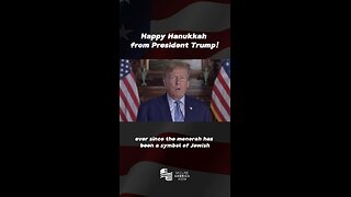 Happy Hanukkah from President Trump!