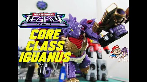 ⚠️🦎[FANTÁSTICO] Transformers Legacy Core Class Iguanus Review