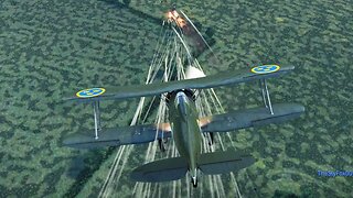 WAR THUNDER_ crazy fight _AIRCRAFT COMBAT_INCREDIBLE AIRCRAFT MANEUVERS