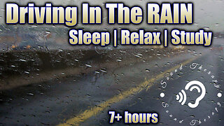 SLEEP to SOUNDS of DRIVING in the RAIN!! Rain and Wiper noises put you to sleep FAST!