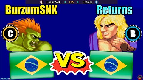 Street Fighter II': Hyper Fighting (BurzumSNK Vs. Returns) [Brazil Vs. Brazil]
