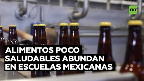 México: alimentos chatarra inundan escuelas