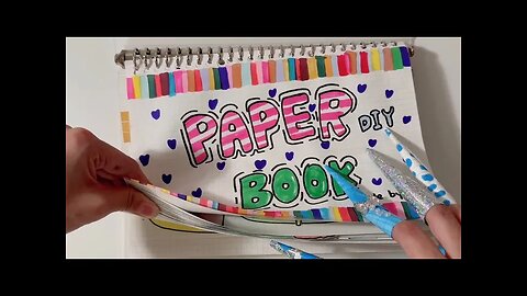 Introducing My Paperdiy Book 📚Asmr | Satisfying ASMR Toys