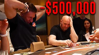 Losing $500,000 w/ Dana White at the Casino...