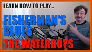 ★ Fisherman's Blues (The Waterboys) ★ Drum Lesson PREVIEW | How To Play Song (Peter McKinney)