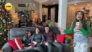 Emily Lampa’s Christmas with family