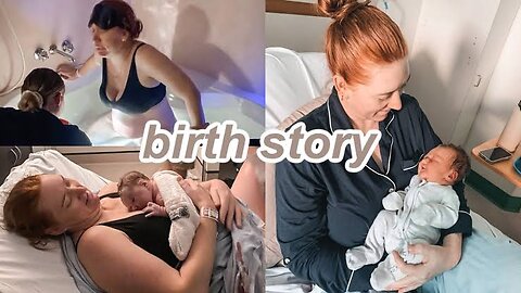 my birth story 👶🏼 positive, unmedicated water birth 💦 Hypnobirthing Australia