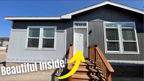 The inside of this Double Wide Manufactured Home is the Best One I have Toured All Day!