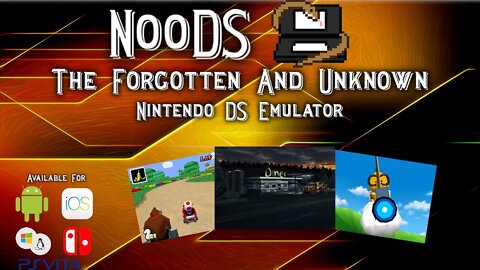 The Forgotten And Unknown Nintendo DS Emulator (NooDS Emulator)