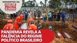 Pandemia revela a falência do regime político brasileiro | Momentos da Análise Política da Semana