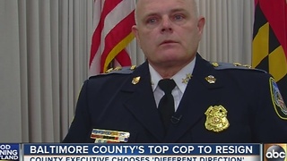 Baltimore County Police Chief to resign in January