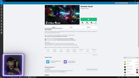 Roblox - Zombie Rush Streaming