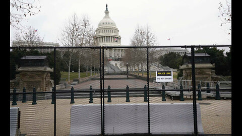Biden Puts Fence Up Around The Capitol To Protect Himself From American Citizens During SOTU