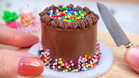 Satisfying Miniature AMAZING Chocolate Cake Decorating Tutorials 🎂 Easy and Tasty Recipe