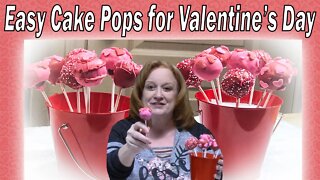 EASY CAKE POP RECIPE | VALENTINE'S DAY DESSERT COLLAB 2020 | BAKE WITH ME CAKE POPS