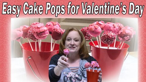 EASY CAKE POP RECIPE | VALENTINE'S DAY DESSERT COLLAB 2020 | BAKE WITH ME CAKE POPS