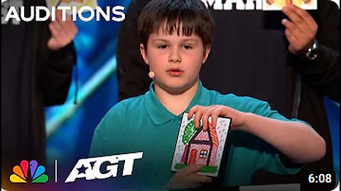 10-year-old magician Ryland delivers an UNBELIEVABLE performance! | Auditions | AGT 2023