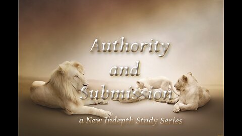 Authority and Submission P 3 Examples of Rebellion in the Old Testament 2