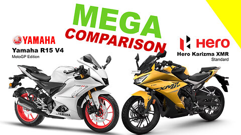 MEGA COMPARISON | Yamaha R15 V4 vs Hero Karizma XMR | Kuch Bhi