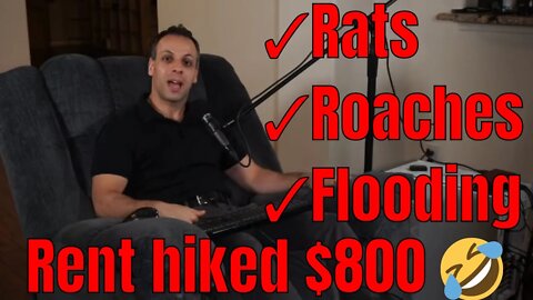 NYC apartment with flooding, rats, and roaches gets $800 rent hike