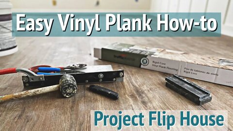 Easy Rigid Core Vinyl Plank Flooring Installation | How to Install Luxury Vinyl Plank