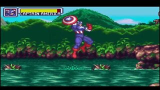 Marvel Super Heroes - War of the Gems (SNES) - Complete Run - No Death.