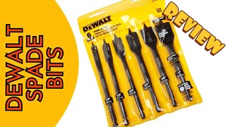 DEWALT SPADE BIT SET DW1587 - A Indispensable Piece of Kit