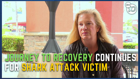 Local shark attack victim shares update on recovery