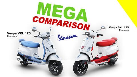 MEGA COMPARISON | Vespa VXL 125 vs Vespa SXL 125 | Kuch Bhi