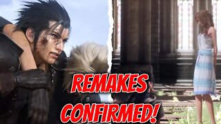 Final Fantasy 7 Rebirth Remake + Crisis Core Remake CONFIRMED - What We Know