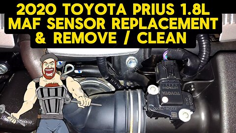 2020 TOYOTA PRIUS 1.8L MAF SENSOR REPLACEMENT+ MAF SENSOR CLEANING