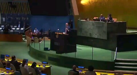BREAKING: Israeli ambassador to the UN, during General Assembly, shreds the UN charter
