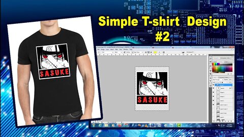 Photoshop shirt design #2 (Sasuke)