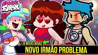 IRMÃO PERIGOSO do NAMORADO no FRIDAY NIGHT FUNKIN | Rk Play