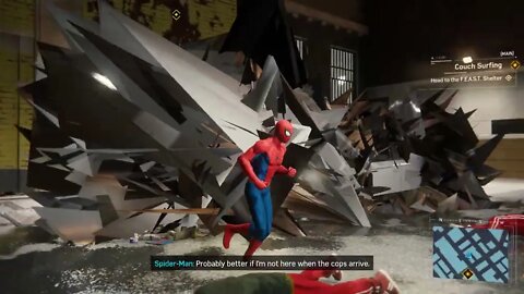 Spider-Man Remastered Visual Glitch